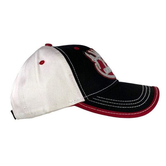 Rocky Mountain Elk Foundation RMEF 5-Panel Hat Black / Red Adjustable OS - Picture 4 of 8